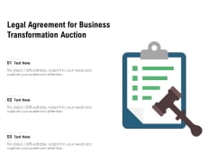 Legal Agreement For Business Transformation Auction Ppt PowerPoint Presentation Styles Aids PDF Legal Agreement For Business Transformation Auction Ppt PowerPoint Presentation Styles Aids PDF