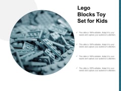 Lego Blocks Toy Set For Kids Ppt Powerpoint Presentation Infographic Template Slides Lego Blocks Toy Set For Kids Ppt Powerpoint Presentation Infographic Template Slides