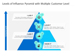 Levels Of Influence Pyramid With Multiple Customer Level Ppt PowerPoint Presentation Gallery Smartart PDF Levels Of Influence Pyramid With Multiple Customer Level Ppt PowerPoint Presentation Gallery Smartart PDF