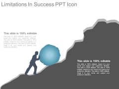 Limitations In Success Ppt Icon