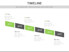 Linear Sequential Year Based Timeline Diagram Powerpoint Slides Linear Sequential Year Based Timeline Diagram Powerpoint Slides