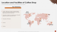 Location And Facilities Of Coffee Shop Blueprint For Opening A Coffee Shop Ppt Inspiration Example PDF