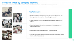 Lodging Business Investor Funding Products Offer By Lodging Industry Information PDF