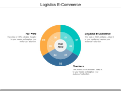 Logistics E Commerce Ppt PowerPoint Presentation Gallery Portfolio Cpb