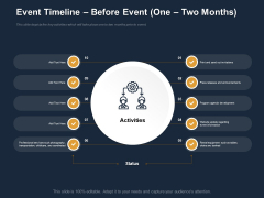 Logistics Events Event Timeline Before Event One Two Months Ppt Pictures Designs Download PDF Logistics Events Event Timeline Before Event One Two Months Ppt Pictures Designs Download PDF