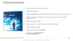 Logistics Management Framework EOQ Assumptions Infographics PDF Logistics Management Framework EOQ Assumptions Infographics PDF