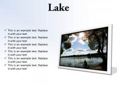 Lake Nature PowerPoint Presentation Slides F Lake Nature PowerPoint Presentation Slides F