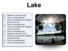 Lake Nature PowerPoint Presentation Slides S Lake Nature PowerPoint Presentation Slides S