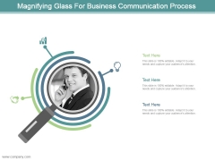 Magnifying Glass For Business Communication Process Ppt Design Magnifying Glass For Business Communication Process Ppt Design