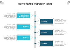 Maintenance Manager Tasks Ppt PowerPoint Presentation Layouts Designs Download Cpb Maintenance Manager Tasks Ppt PowerPoint Presentation Layouts Designs Download Cpb