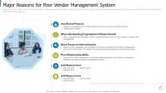 Major Reasons For Poor Vendor Management System Structure PDF Major Reasons For Poor Vendor Management System Structure PDF