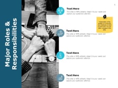 Major Roles And Responsibilities Ppt PowerPoint Presentation Layouts Maker Major Roles And Responsibilities Ppt PowerPoint Presentation Layouts Maker