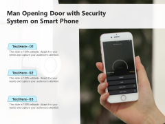 Man Opening Door With Security System On Smart Phone Ppt PowerPoint Presentation Model Grid PDF Man Opening Door With Security System On Smart Phone Ppt PowerPoint Presentation Model Grid PDF