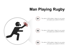 Man Playing Rugby Ppt PowerPoint Presentation Summary Infographic Template