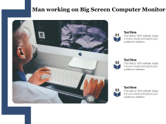 Man Working On Big Screen Computer Monitor Ppt PowerPoint Presentation Layouts Visual Aids PDF Man Working On Big Screen Computer Monitor Ppt PowerPoint Presentation Layouts Visual Aids PDF