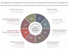 Management Capability And Excellence Example Presentation Diagrams Management Capability And Excellence Example Presentation Diagrams