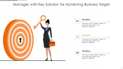Manager With Key Solution For Achieving Business Target Themes PDF Manager With Key Solution For Achieving Business Target Themes PDF