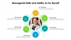 Managerial Skills And Ability As For Myself Ppt PowerPoint Presentation Gallery Maker PDF
