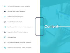 Managing ITIL Incidents Planning Content Introduction PDF Managing ITIL Incidents Planning Content Introduction PDF