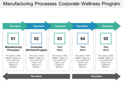 Manufacturing Processes Corporate Wellness Program Ppt PowerPoint Presentation Summary Background Designs