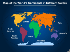 Map Of The Worlds Continents In Different Colors Ppt PowerPoint Presentation Ideas Example Topics PDF Map Of The Worlds Continents In Different Colors Ppt PowerPoint Presentation Ideas Example Topics PDF