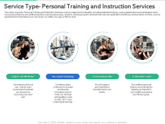 Market Overview Fitness Industry Service Type Personal Training And Instruction Services Guidelines PDF