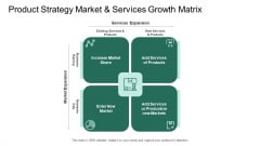 Market Potential Analysis Product Strategy Market And Services Growth Matrix Ppt Layouts Examples PDF Market Potential Analysis Product Strategy Market And Services Growth Matrix Ppt Layouts Examples PDF