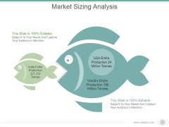 Market Sizing Analysis Ppt PowerPoint Presentation Themes