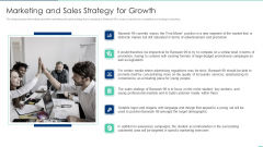 Marketing And Sales Strategy For Growth Ppt Gallery Ideas PDF Marketing And Sales Strategy For Growth Ppt Gallery Ideas PDF
