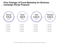 Marketing Campaign Price Package Of Event Marketing For Business Campaign Recap Proposal Brochure PDF Marketing Campaign Price Package Of Event Marketing For Business Campaign Recap Proposal Brochure PDF