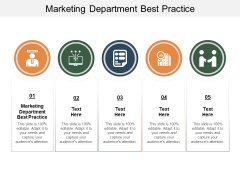 Marketing Department Best Practice Ppt PowerPoint Presentation Summary Good Cpb