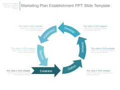 Marketing Plan Establishment Ppt Slide Template