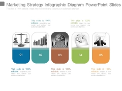 Marketing Strategy Infographic Diagram Powerpoint Slides