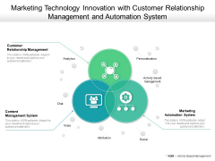 Marketing Technology Innovation With Customer Relationship Management And Automation System Ppt PowerPoint Presentation Icon Layouts PDF Marketing Technology Innovation With Customer Relationship Management And Automation System Ppt PowerPoint Presentation Icon Layouts PDF