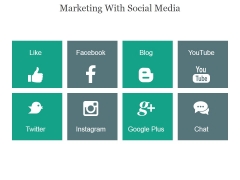 Marketing With Social Media Ppt PowerPoint Presentation Show Marketing With Social Media Ppt PowerPoint Presentation Show