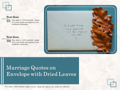 Marriage Quotes On Envelope With Dried Leaves Ppt PowerPoint Presentation Gallery Inspiration PDF Marriage Quotes On Envelope With Dried Leaves Ppt PowerPoint Presentation Gallery Inspiration PDF