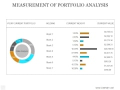 Measurement Of Portfolio Analysis Ppt PowerPoint Presentation Inspiration Measurement Of Portfolio Analysis Ppt PowerPoint Presentation Inspiration