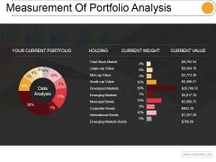 Measurement Of Portfolio Analysis Ppt PowerPoint Presentation Topics Measurement Of Portfolio Analysis Ppt PowerPoint Presentation Topics