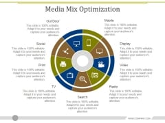 Media Mix Optimization Ppt PowerPoint Presentation Summary Graphics Media Mix Optimization Ppt PowerPoint Presentation Summary Graphics