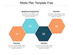 Media Plan Template Free Ppt PowerPoint Presentation Show Icons Cpb