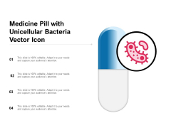 Medicine Pill With Unicellular Bacteria Vector Icon Ppt PowerPoint Presentation Gallery Smartart PDF Medicine Pill With Unicellular Bacteria Vector Icon Ppt PowerPoint Presentation Gallery Smartart PDF