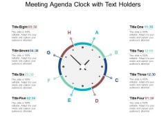 Meeting Agenda Clock With Text Holders Ppt PowerPoint Presentation Professional Example Meeting Agenda Clock With Text Holders Ppt PowerPoint Presentation Professional Example