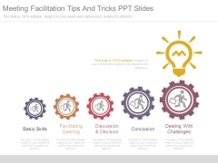 Meeting Facilitation Tips And Tricks Ppt Slides Meeting Facilitation Tips And Tricks Ppt Slides