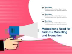 Megaphone Used For Business Marketing And Promotion Ppt PowerPoint Presentation Outline Deck PDF Megaphone Used For Business Marketing And Promotion Ppt PowerPoint Presentation Outline Deck PDF