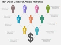 Men Dollar Chart For Affiliate Marketing Powerpoint Template Men Dollar Chart For Affiliate Marketing Powerpoint Template
