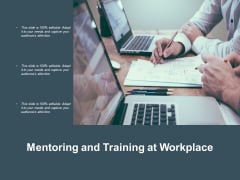 Mentoring And Training At Workplace Ppt PowerPoint Presentation Layouts Background Images Mentoring And Training At Workplace Ppt PowerPoint Presentation Layouts Background Images