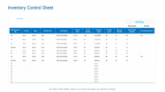 Merchandising Industry Analysis Inventory Control Sheet Inspiration PDF Merchandising Industry Analysis Inventory Control Sheet Inspiration PDF