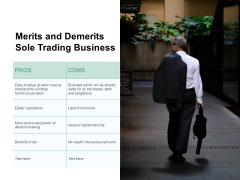 Merits And Demerits Sole Trading Business Ppt PowerPoint Presentation Icon Smartart Merits And Demerits Sole Trading Business Ppt PowerPoint Presentation Icon Smartart