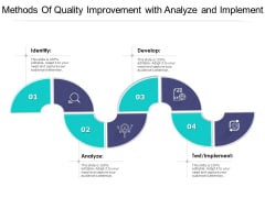 Methods Of Quality Improvement With Analyze And Implement Ppt PowerPoint Presentation Gallery Images PDF Methods Of Quality Improvement With Analyze And Implement Ppt PowerPoint Presentation Gallery Images PDF