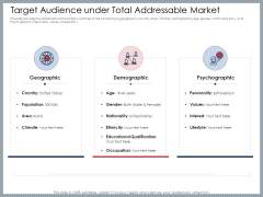 Mezzanine Venture Capital Funding Pitch Deck Target Audience Under Total Addressable Market Download PDF Mezzanine Venture Capital Funding Pitch Deck Target Audience Under Total Addressable Market Download PDF